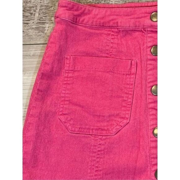 Cotton Candy LA pink corduroy mini skirt size S - Picture 3 of 10